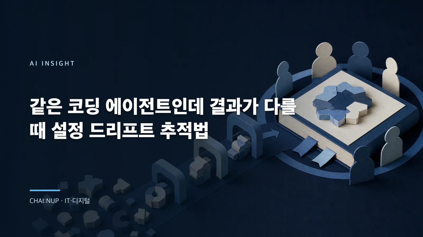 같은 코딩 에이전트인데 결과가 다를 때 설정 드리프트 추적법