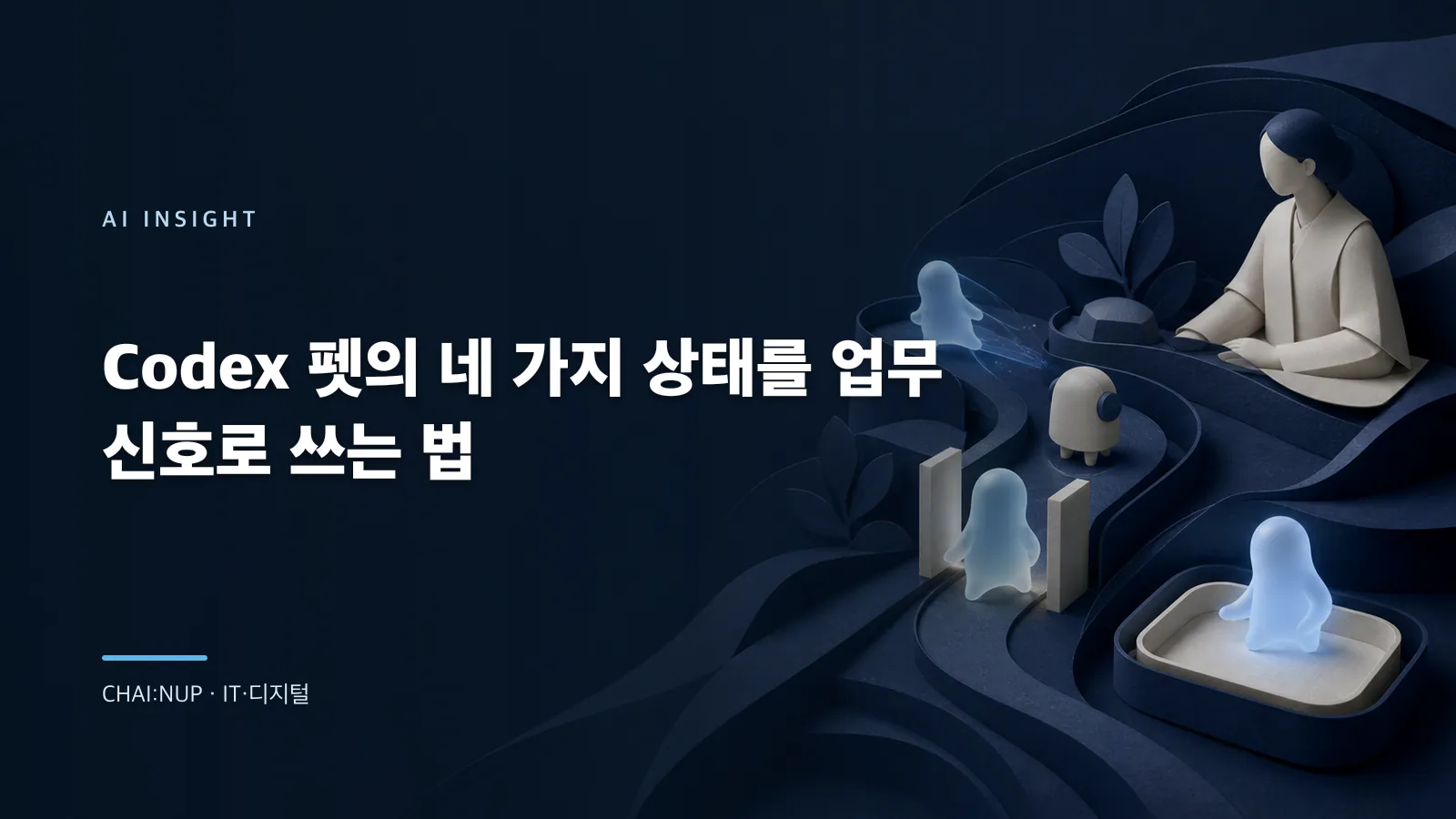 Codex 펫의 네 가지 상태를 업무 신호로 쓰는 법